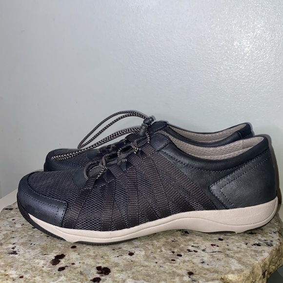 Women's Dansko Honor Charcoal/Metallic Leather Shoe-Size 41 (US 10.5-11) - Picture 6 of 12